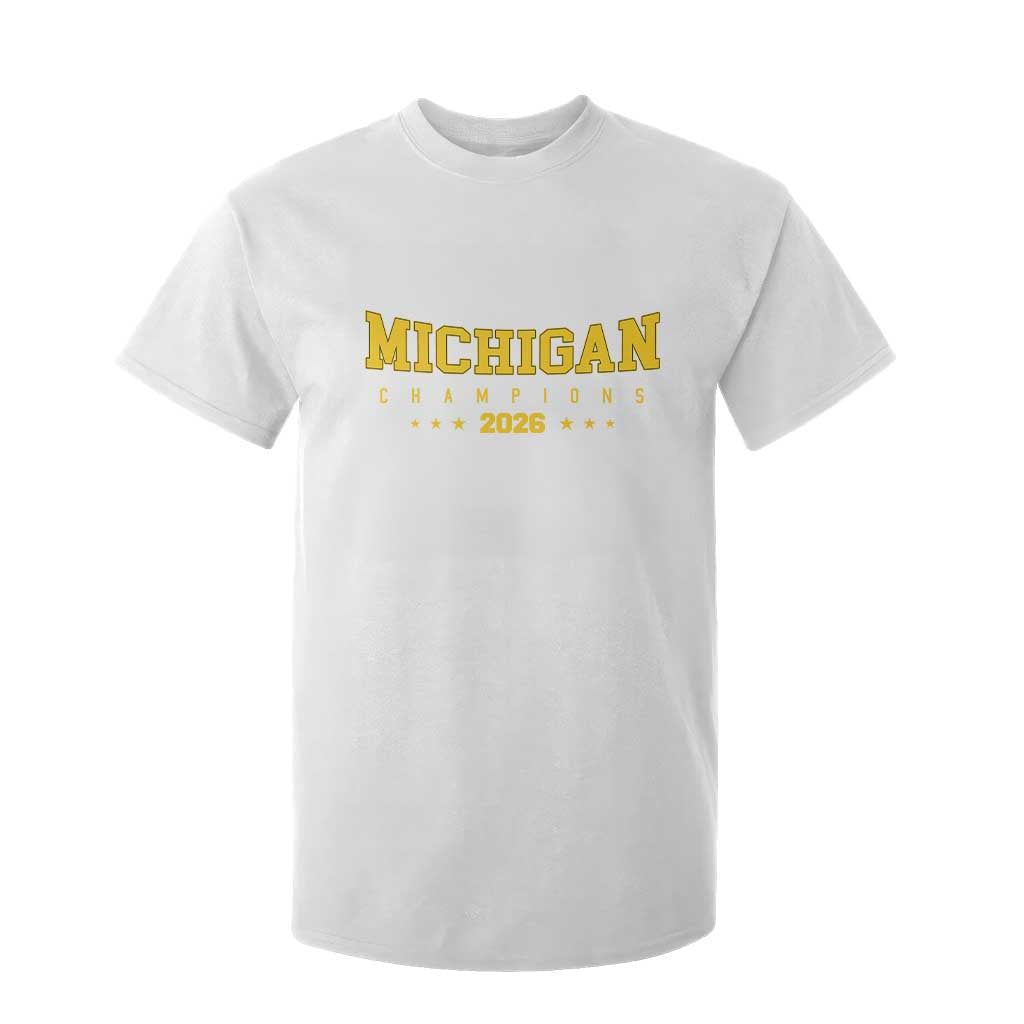 Michigan 2026 Basketball Victory T Shirt For Kid Champions Pride Fan Gift TS12 White Print Your Wear