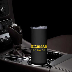 Michigan 2026 Basketball Victory Skinny Tumbler Champions Pride Fan Gift TS12 Print Your Wear