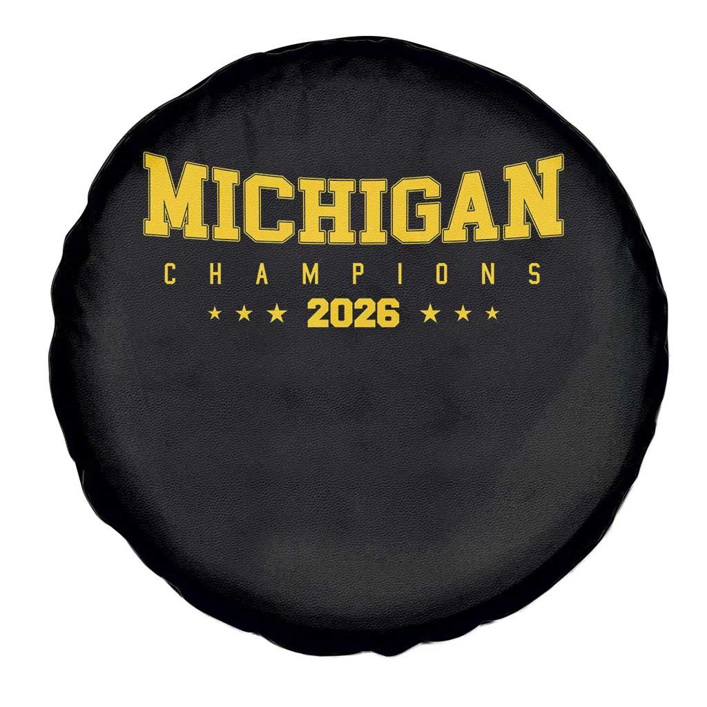 Michigan 2026 Basketball Victory Spare Tire Cover Champions Pride Fan Gift TS12 Print Your Wear