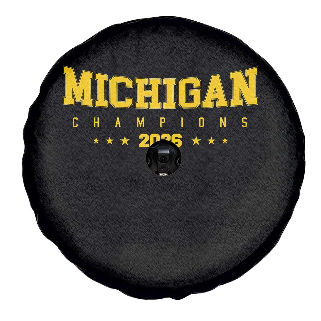 Michigan 2026 Basketball Victory Spare Tire Cover Champions Pride Fan Gift TS12 Print Your Wear
