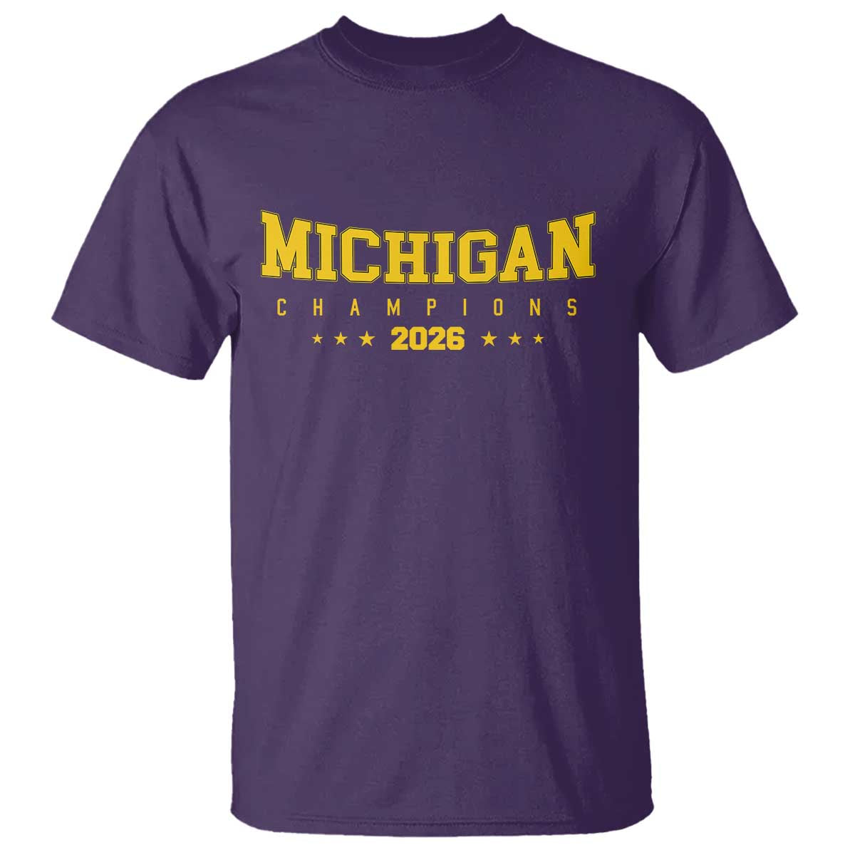 Michigan 2026 Basketball Victory T Shirt Champions Pride Fan Gift TS12 Purple Print Your Wear