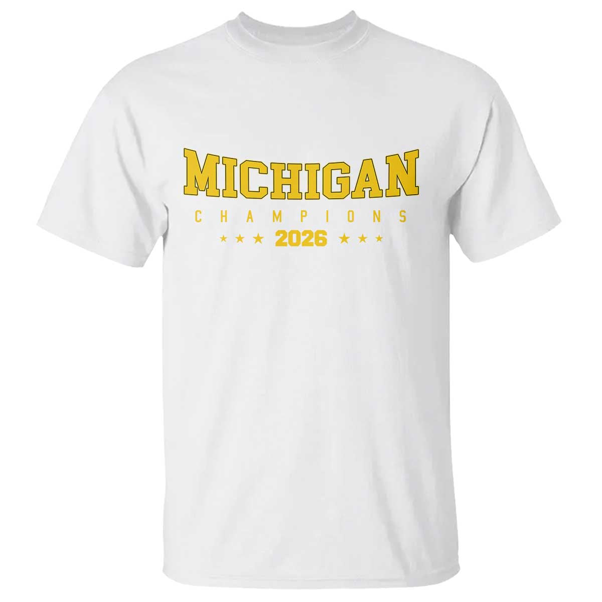 Michigan 2026 Basketball Victory T Shirt Champions Pride Fan Gift TS12 White Print Your Wear