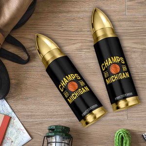 Michigan Hoops Champions Graphic Bullet Tumbler 2026 Basketball Victory Pride TS12 Print Your Wear