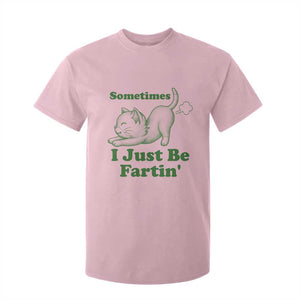 Funny Cat Sometimes I Just Be Fartin T Shirt For Kid Pet Lover TS12 Light Pink Print Your Wear