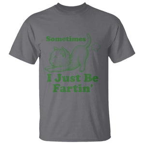 Funny Cat Sometimes I Just Be Fartin T Shirt Pet Lover TS12 Charcoal Print Your Wear