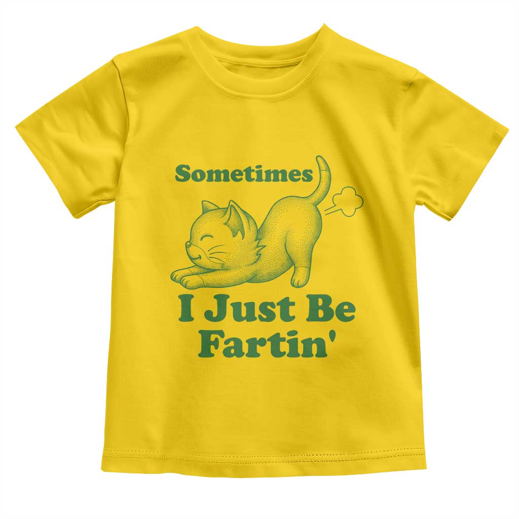 Funny Cat Sometimes I Just Be Fartin Toddler T Shirt Pet Lover TS12 Daisy Print Your Wear