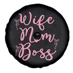 Funny Wife Mom Boss Spare Tire Cover Girly Pink Bows Mothers Day Gift TS12 Print Your Wear