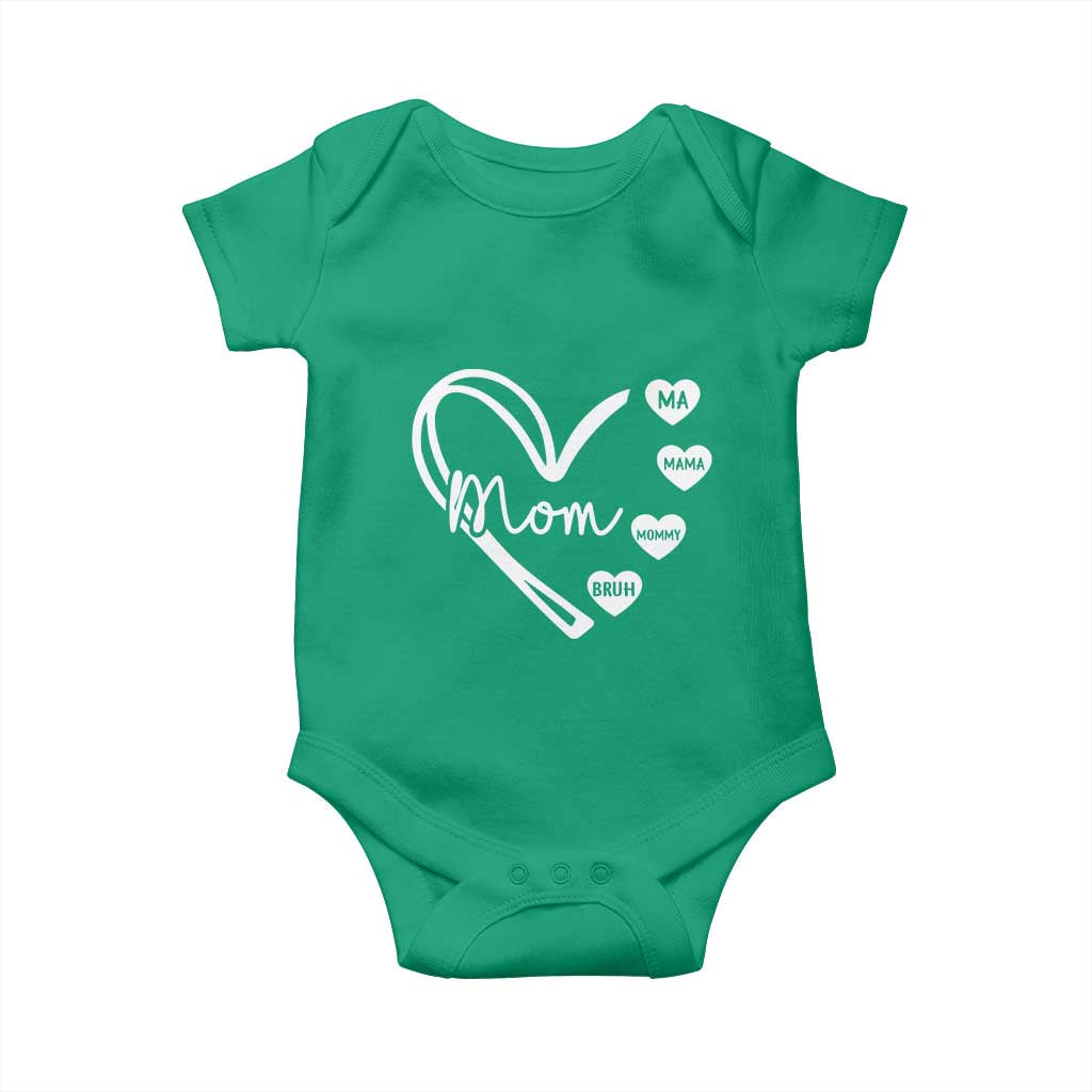 Mama Mommy Mom Bruh Baby Onesie Mothers Day Humor Gift TS12 Irish Green Print Your Wear