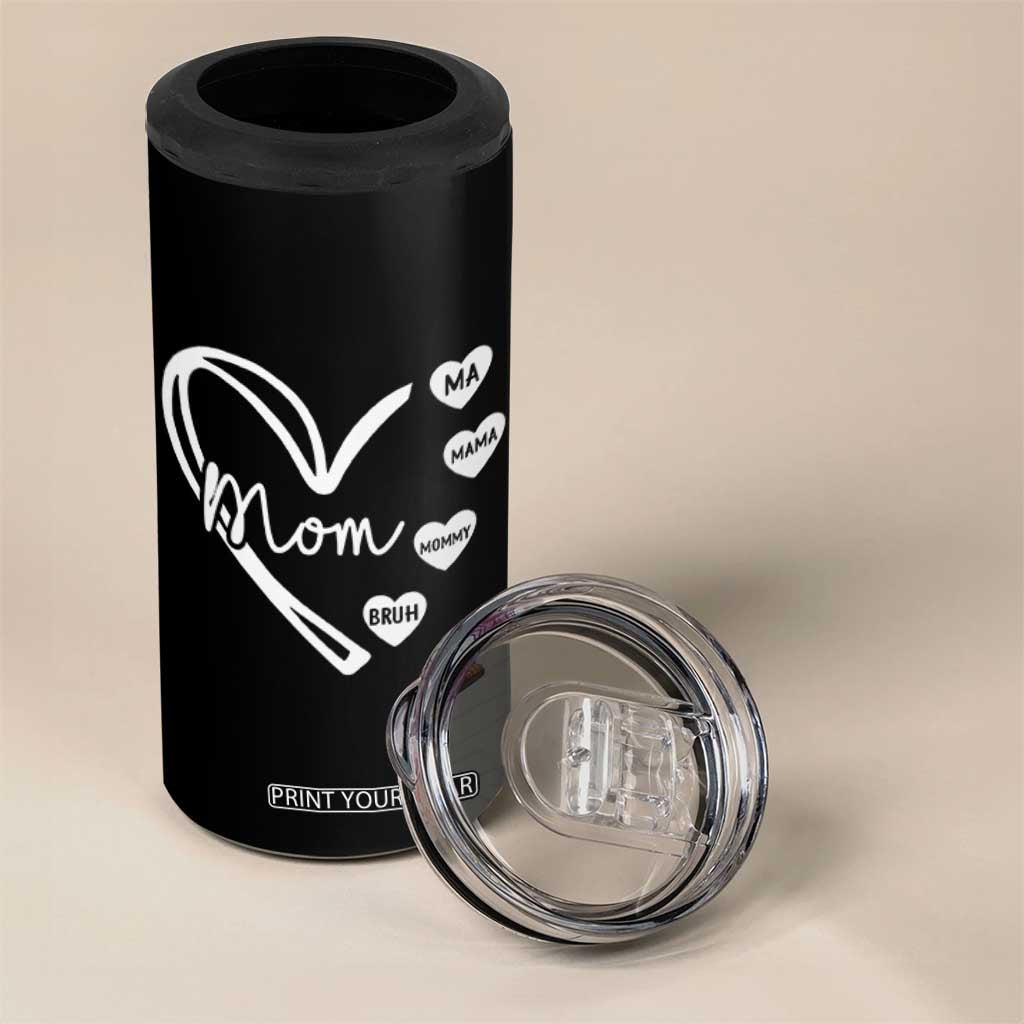 Mama Mommy Mom Bruh 4 in 1 Can Cooler Tumbler Mothers Day Humor Gift TS12 Print Your Wear
