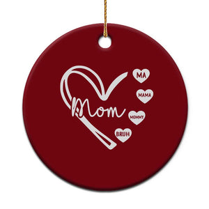 Mama Mommy Mom Bruh Ceramic Ornament Mothers Day Humor Gift TS12 1pc Red Print Your Wear