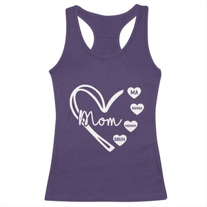 Mama Mommy Mom Bruh Racerback Tank Top Mothers Day Humor Gift TS12 Purple Print Your Wear