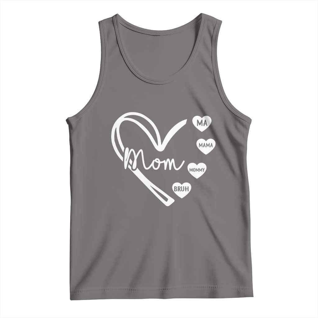 Mama Mommy Mom Bruh Tank Top Mothers Day Humor Gift TS12 Deep Heather Print Your Wear