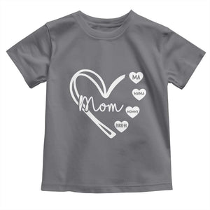 Mama Mommy Mom Bruh Toddler T Shirt Mothers Day Humor Gift TS12 Charcoal Print Your Wear