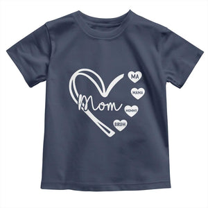 Mama Mommy Mom Bruh Toddler T Shirt Mothers Day Humor Gift TS12 Navy Print Your Wear