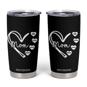 Mama Mommy Mom Bruh Tumbler Cup Mothers Day Humor Gift TS12 Black Print Your Wear