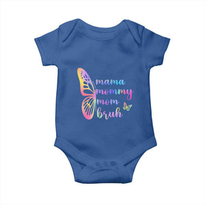 Funny Mom Saying Gift Baby Onesie Mama Mommy Mom Bruh TS12 Royal Blue Print Your Wear