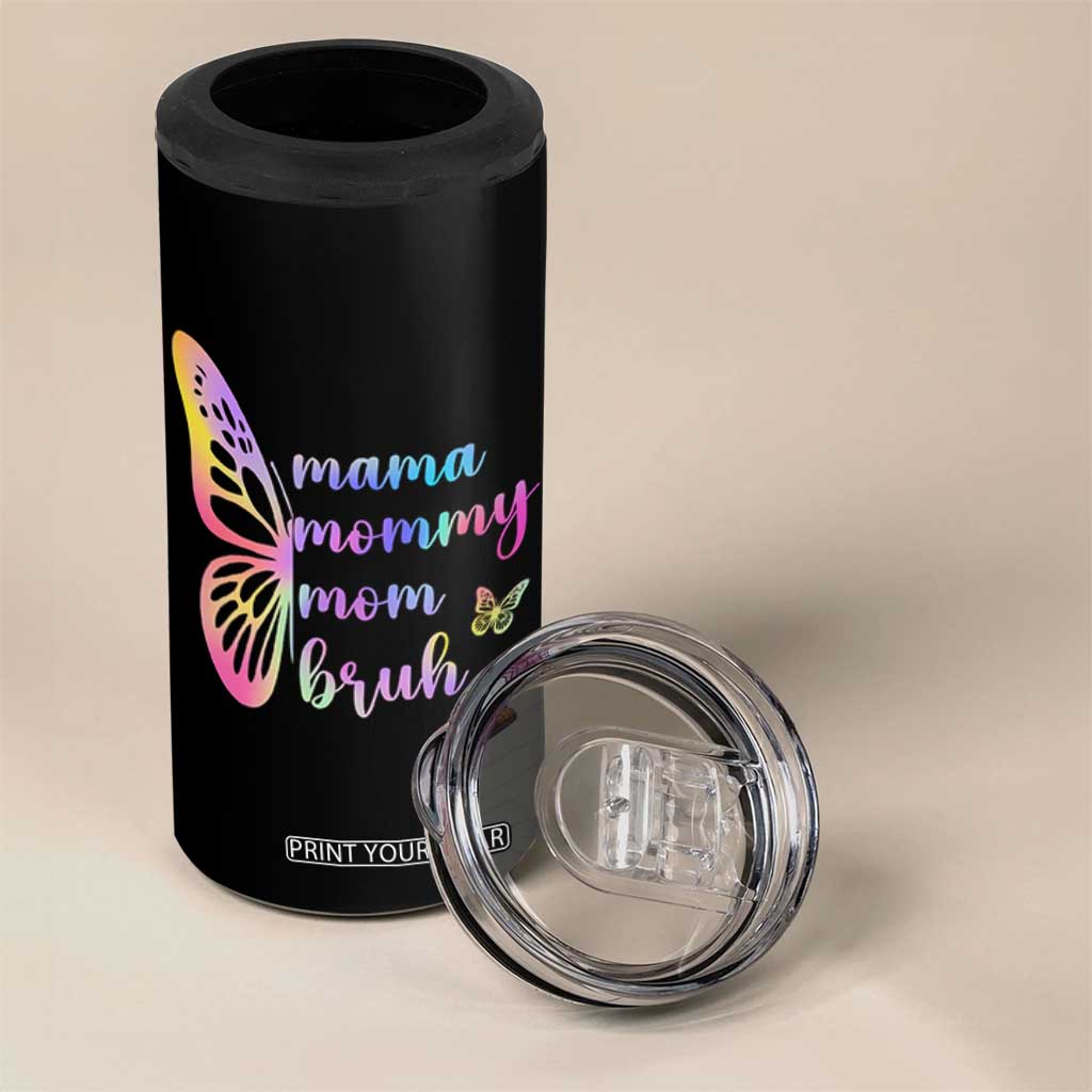 Funny Mom Saying Gift 4 in 1 Can Cooler Tumbler Mama Mommy Mom Bruh TS12 Print Your Wear
