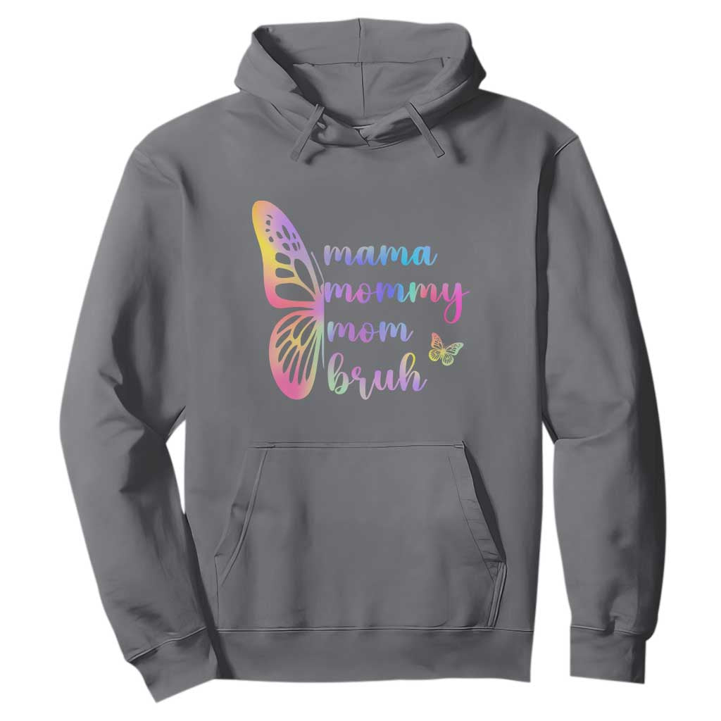 Funny Mom Saying Gift Hoodie Mama Mommy Mom Bruh TS12 Charcoal Print Your Wear