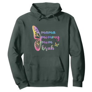 Funny Mom Saying Gift Hoodie Mama Mommy Mom Bruh TS12 Dark Forest Green Print Your Wear