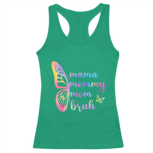 Funny Mom Saying Gift Racerback Tank Top Mama Mommy Mom Bruh TS12 Irish Green Print Your Wear