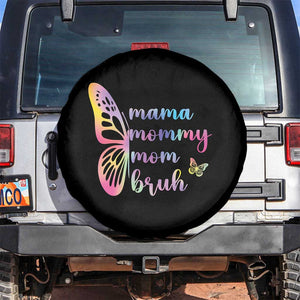 Funny Mom Saying Gift Spare Tire Cover Mama Mommy Mom Bruh TS12 No hole Black Print Your Wear