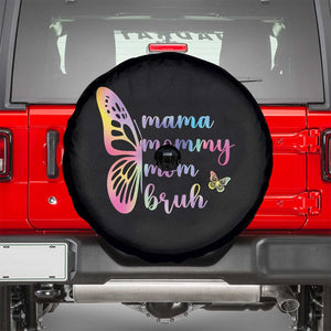Funny Mom Saying Gift Spare Tire Cover Mama Mommy Mom Bruh TS12 Black Print Your Wear
