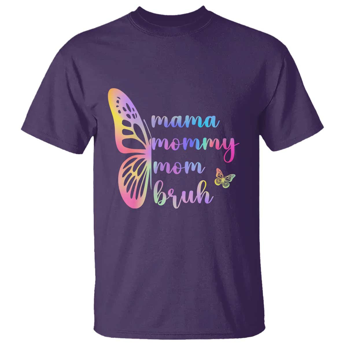 Funny Mom Saying Gift T Shirt Mama Mommy Mom Bruh TS12 Purple Print Your Wear