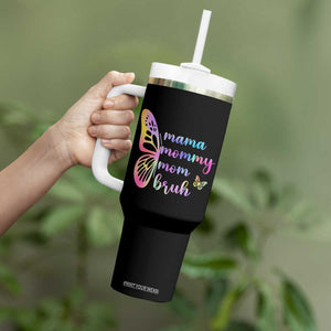 Funny Mom Saying Gift Tumbler With Handle Mama Mommy Mom Bruh TS12 Print Your Wear