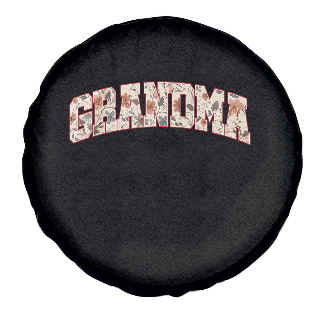 Vintage Floral Grandma Spare Tire Cover Mothers Day Gift Idea TS12 Print Your Wear