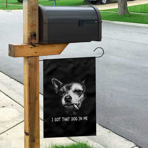 Funny Chihuahua Smoking Meme Garden Flag I Got That Dog In Me TS12 Print Your Wear