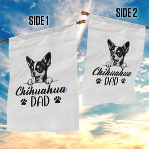 Proud Chihuahua Dad Garden Flag Dog Lover Gift Idea TS12 Print Your Wear