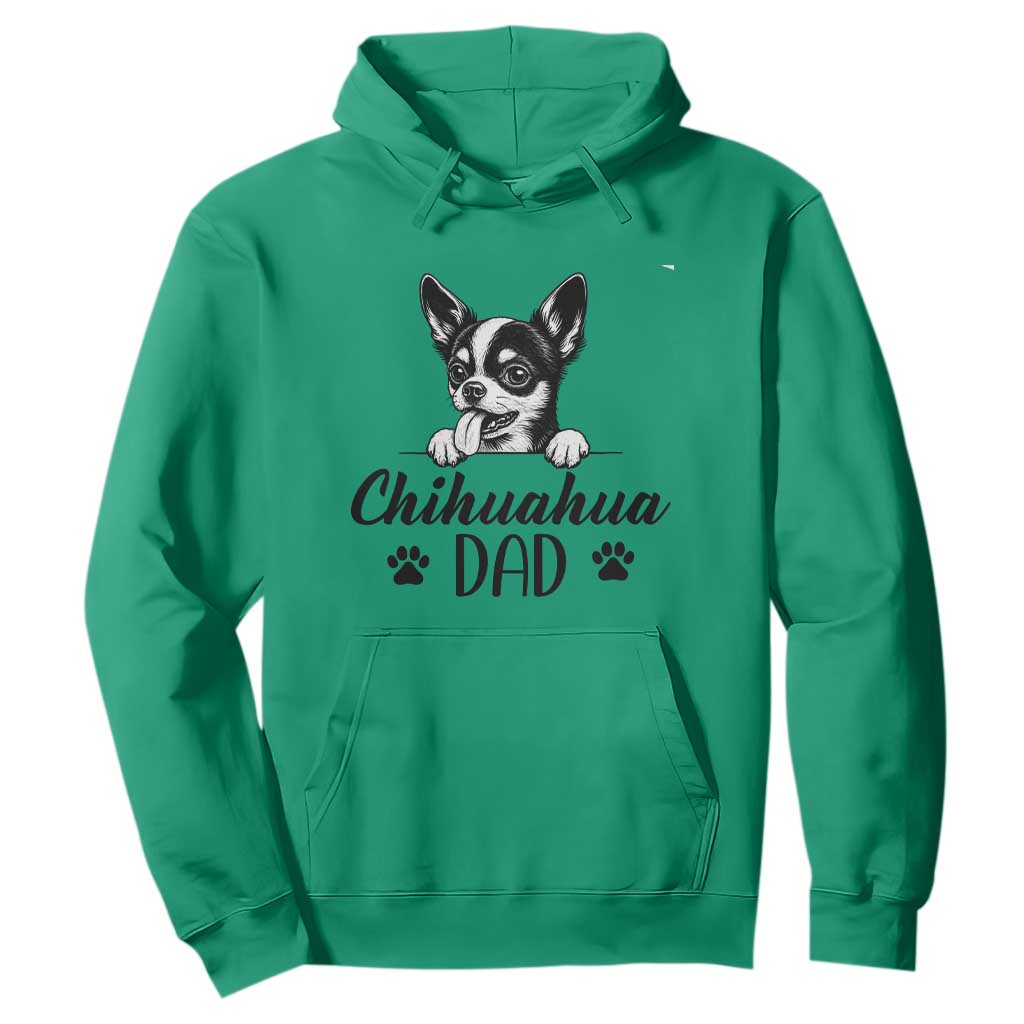Proud Chihuahua Dad Hoodie Dog Lover Gift Idea TS12 Irish Green Print Your Wear
