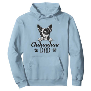 Proud Chihuahua Dad Hoodie Dog Lover Gift Idea TS12 Light Blue Print Your Wear