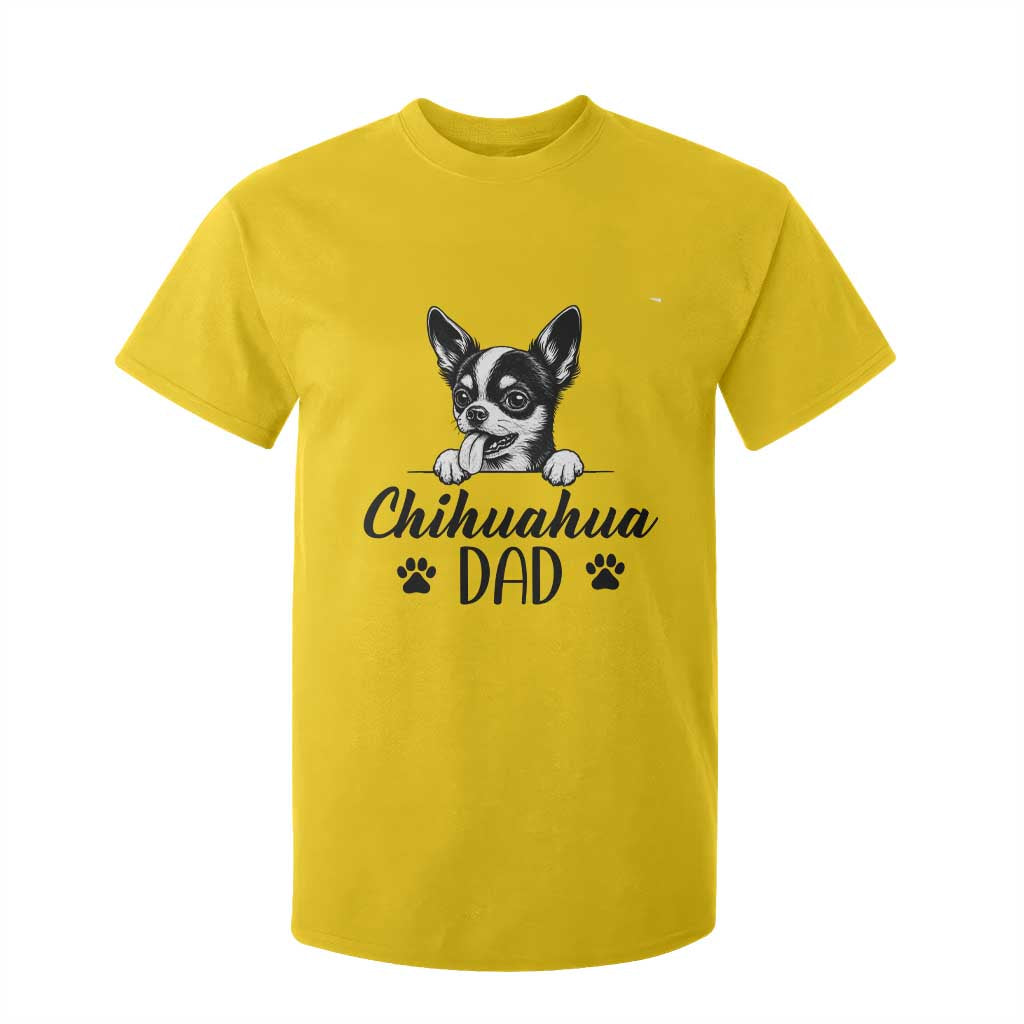 Proud Chihuahua Dad T Shirt For Kid Dog Lover Gift Idea TS12 Daisy Print Your Wear