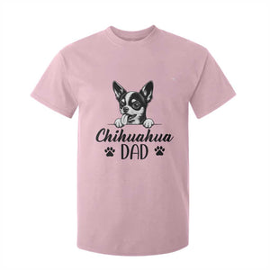 Proud Chihuahua Dad T Shirt For Kid Dog Lover Gift Idea TS12 Light Pink Print Your Wear