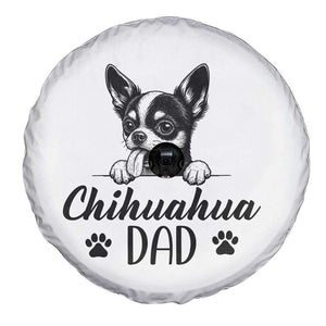 Proud Chihuahua Dad Spare Tire Cover Dog Lover Gift Idea TS12 Print Your Wear