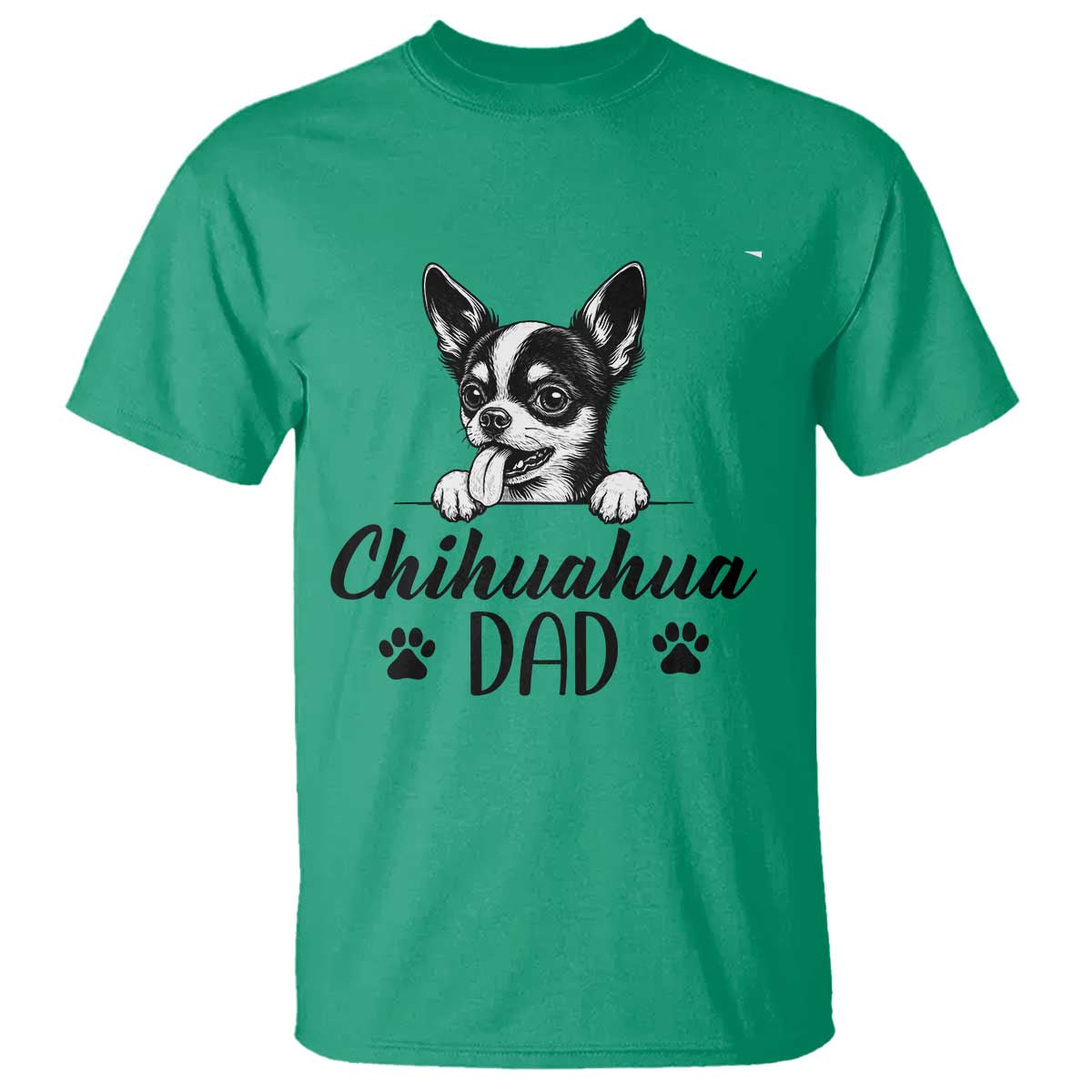 Proud Chihuahua Dad T Shirt Dog Lover Gift Idea TS12 Irish Green Print Your Wear