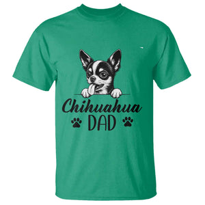 Proud Chihuahua Dad T Shirt Dog Lover Gift Idea TS12 Irish Green Print Your Wear