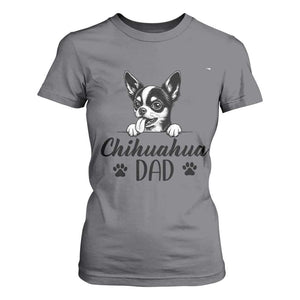 Proud Chihuahua Dad T Shirt For Women Dog Lover Gift Idea TS12 Charcoal Print Your Wear