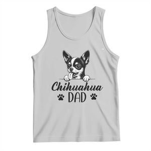 Proud Chihuahua Dad Tank Top Dog Lover Gift Idea TS12 Ash Print Your Wear