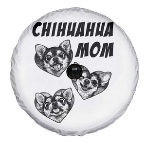Proud Chihuahua Mom Spare Tire Cover Ankle Biter Dog Lover TS12 Print Your Wear