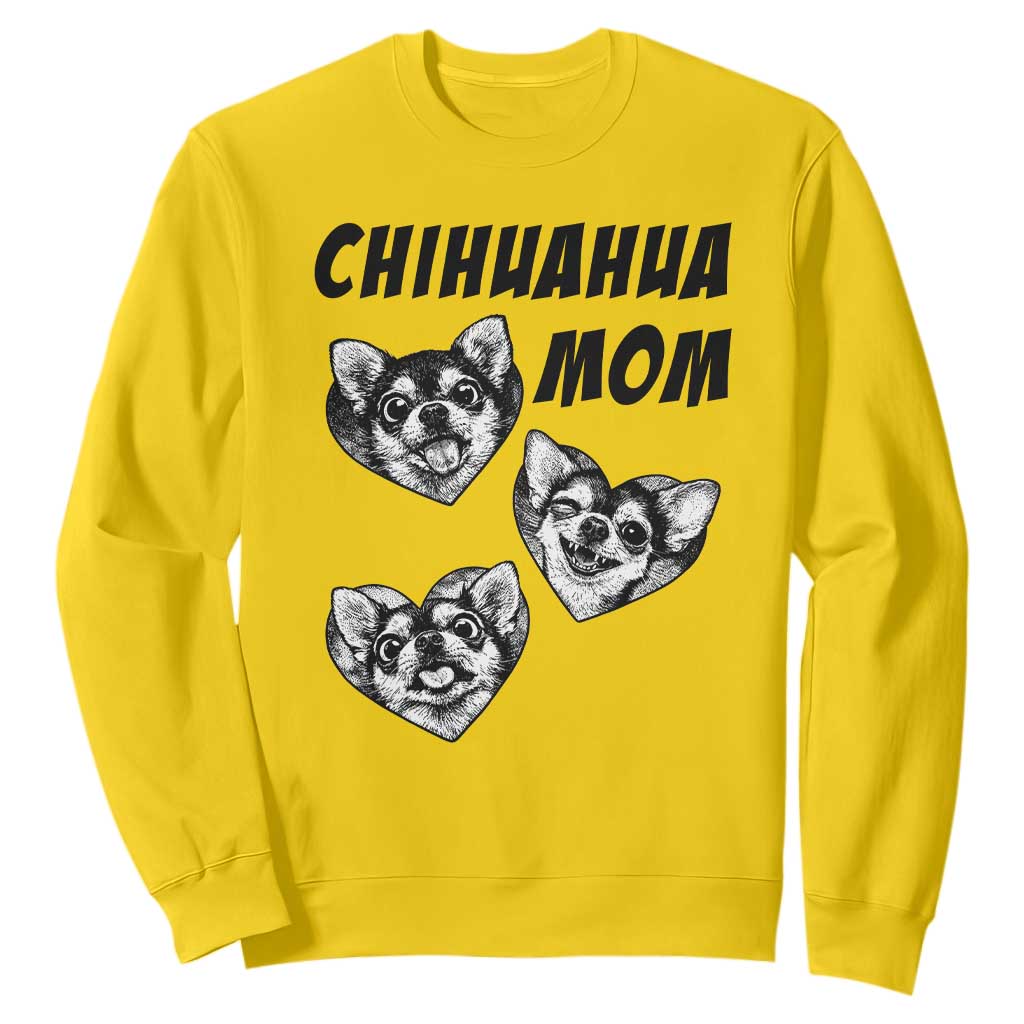 Proud Chihuahua Mom Sweatshirt Ankle Biter Dog Lover TS12 Daisy Print Your Wear