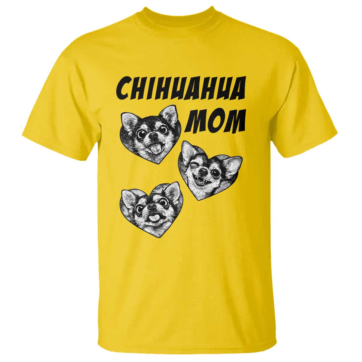 Proud Chihuahua Mom T Shirt Ankle Biter Dog Lover TS12 Daisy Print Your Wear