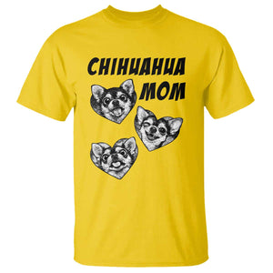 Proud Chihuahua Mom T Shirt Ankle Biter Dog Lover TS12 Daisy Print Your Wear