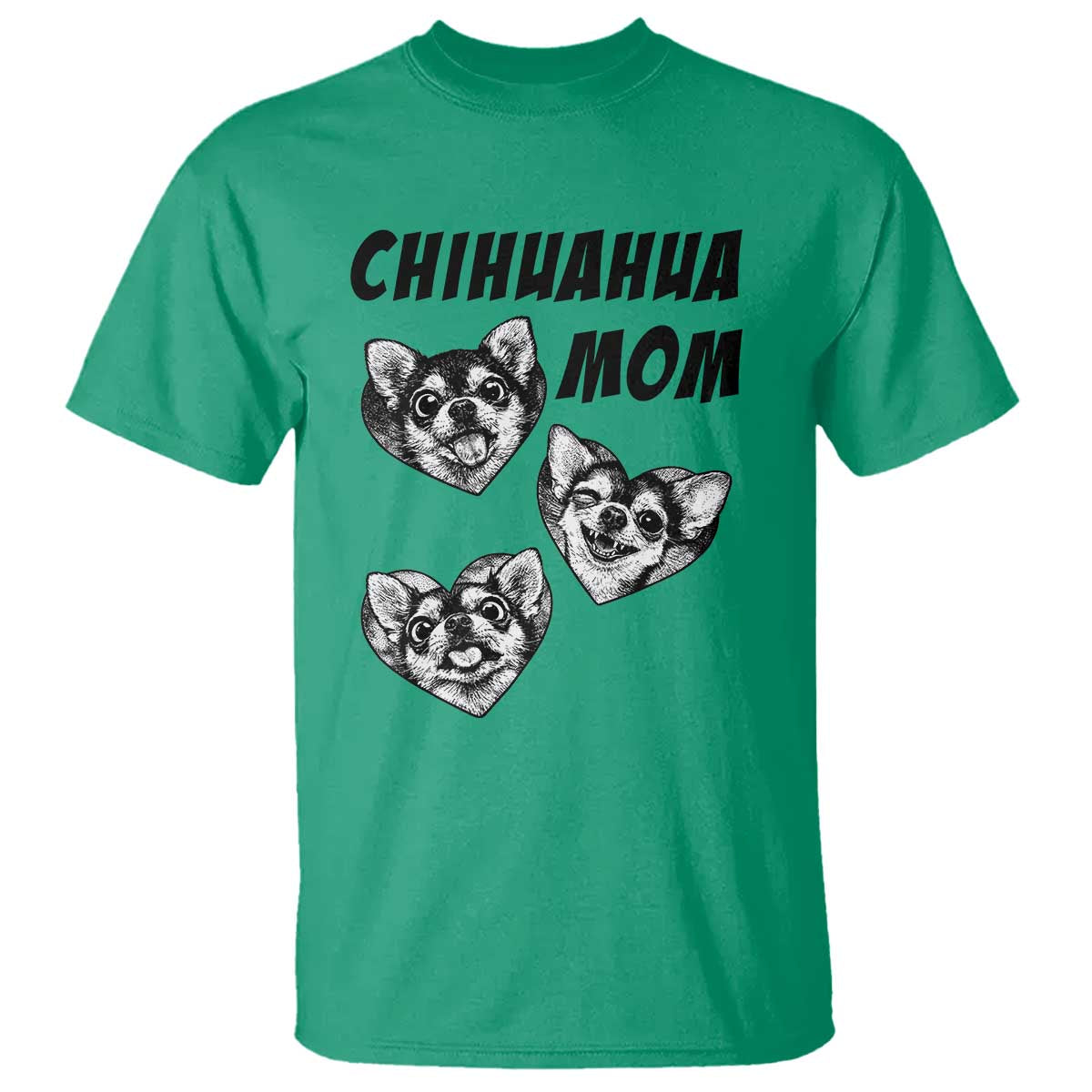 Proud Chihuahua Mom T Shirt Ankle Biter Dog Lover TS12 Irish Green Print Your Wear