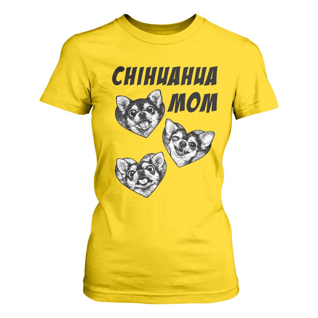 Proud Chihuahua Mom T Shirt For Women Ankle Biter Dog Lover TS12 Daisy Print Your Wear
