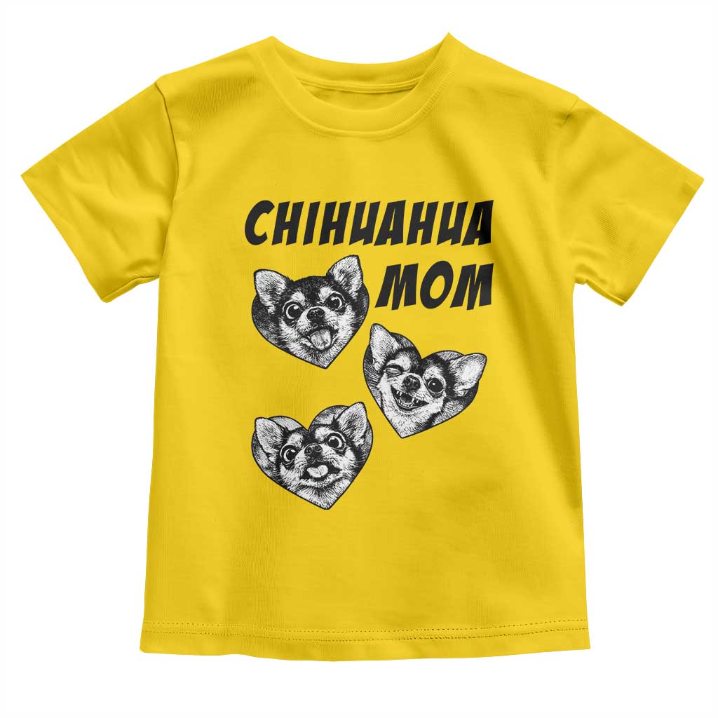 Proud Chihuahua Mom Toddler T Shirt Ankle Biter Dog Lover TS12 Daisy Print Your Wear