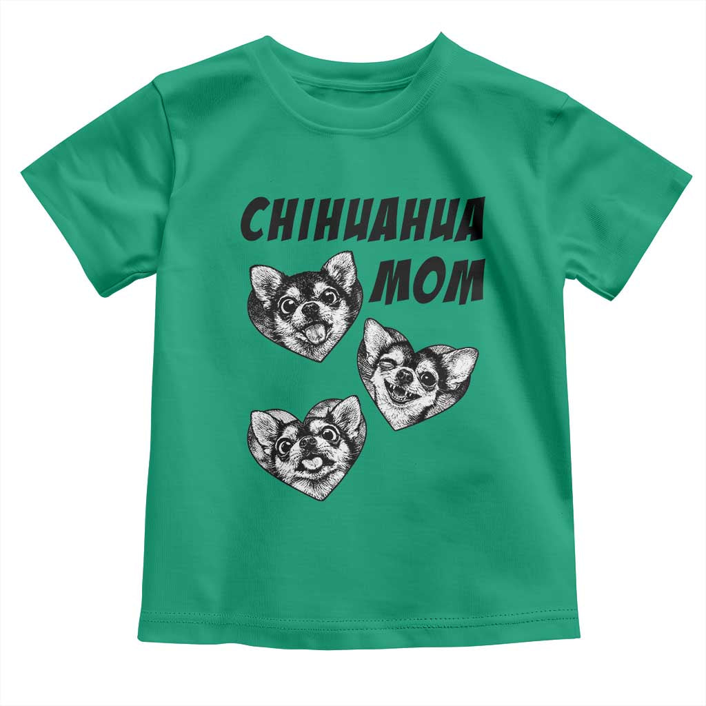 Proud Chihuahua Mom Toddler T Shirt Ankle Biter Dog Lover TS12 Irish Green Print Your Wear