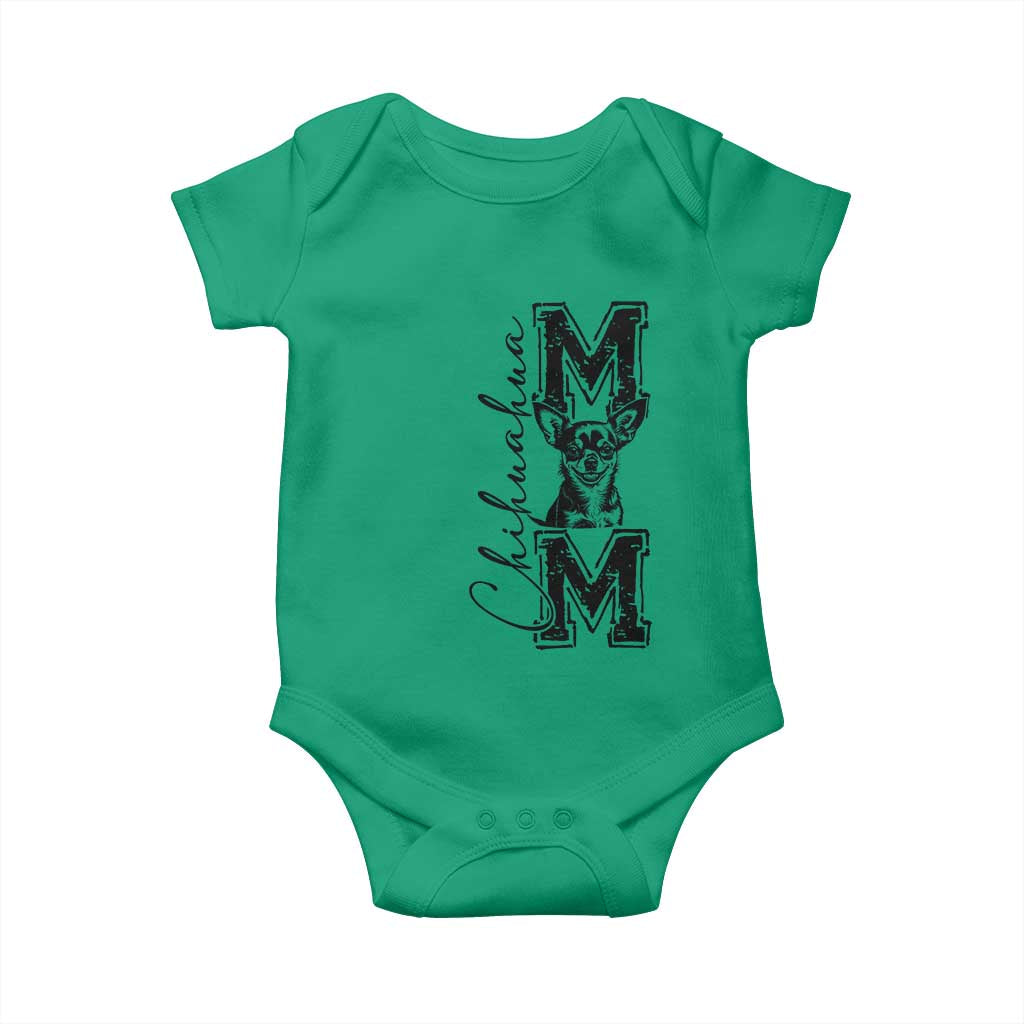 Chihuahua Mom Gift Baby Onesie Mothers Day Dog Lover TS12 Irish Green Print Your Wear