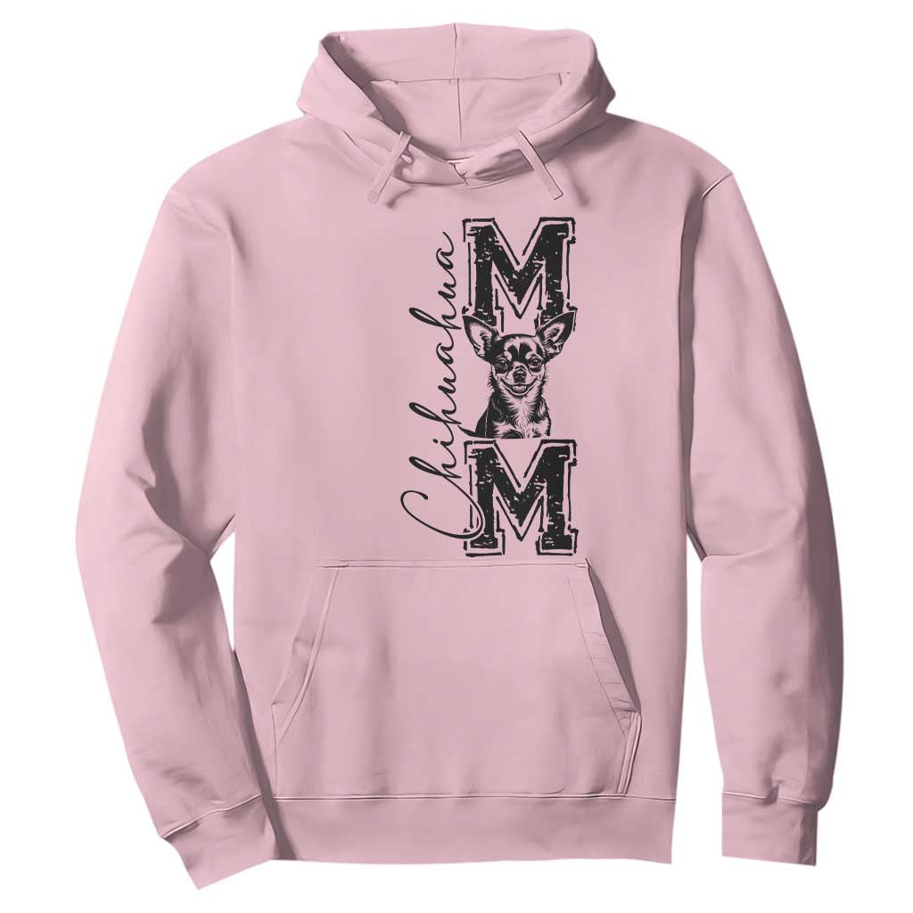 Chihuahua Mom Gift Hoodie Mothers Day Dog Lover TS12 Light Pink Print Your Wear